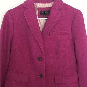 Talbots wool blend jacket.